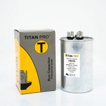 40/7.5MFD+5% 440/370VAC Round Duel Capacitor