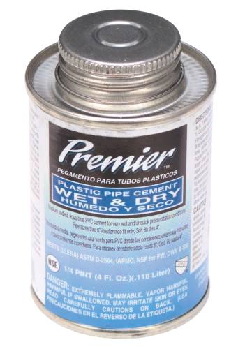 Cemento De PVC De 1/4 Pinta