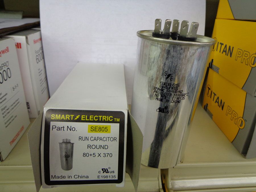 80/5/370 Volt Ronda De Condensadores