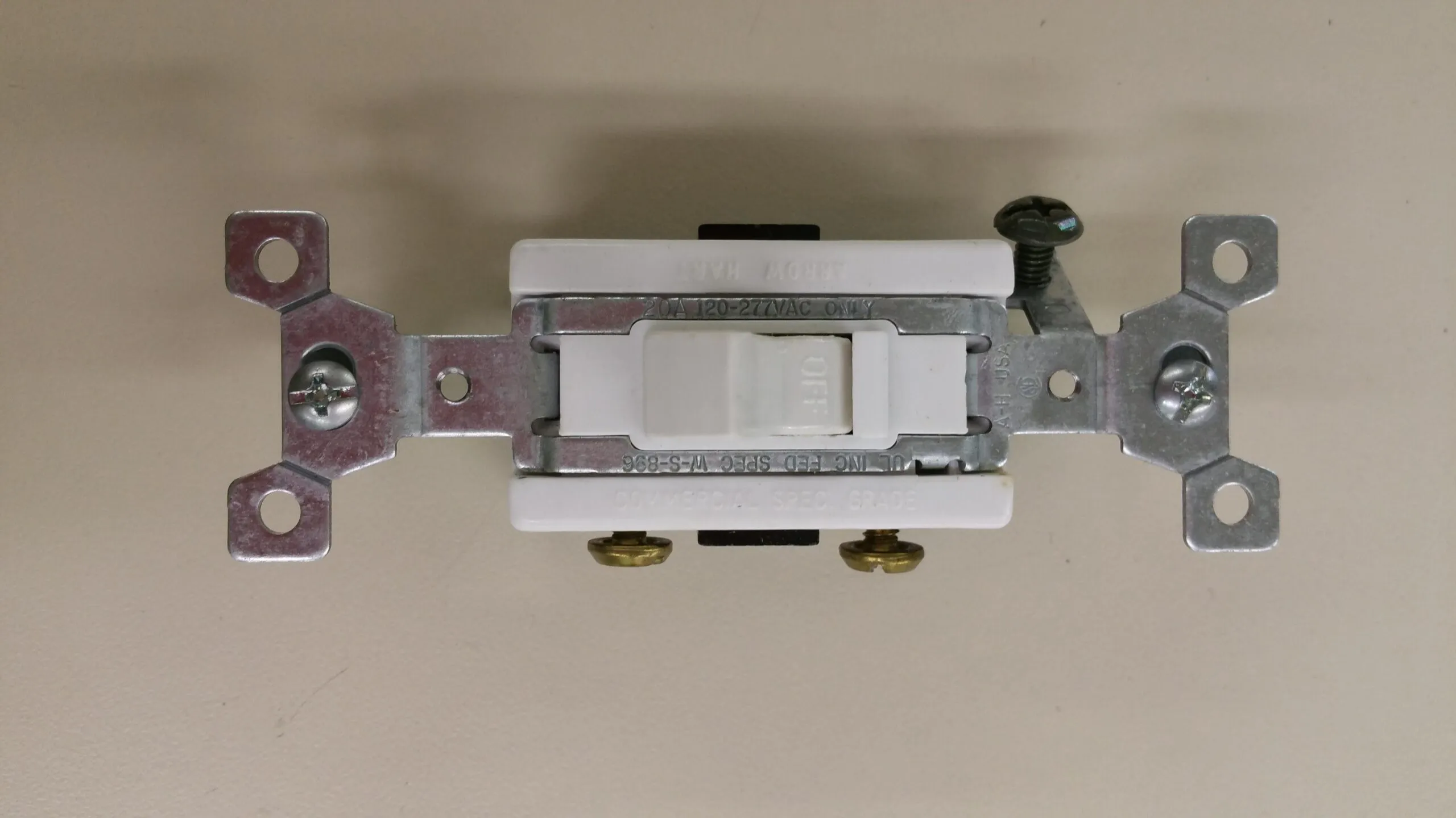 Interruptor De Pared Blanca