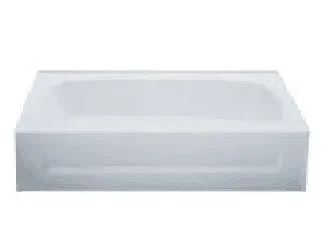 54 x 27    Tina de baño blanco