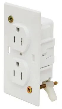 White Self Contained Receptacle