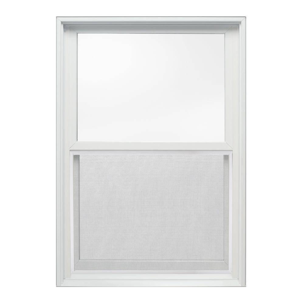 TAFCO WINDOWS Mobile Home Single Hung Window 30 in x 27 in Aluminum Silver w/ 