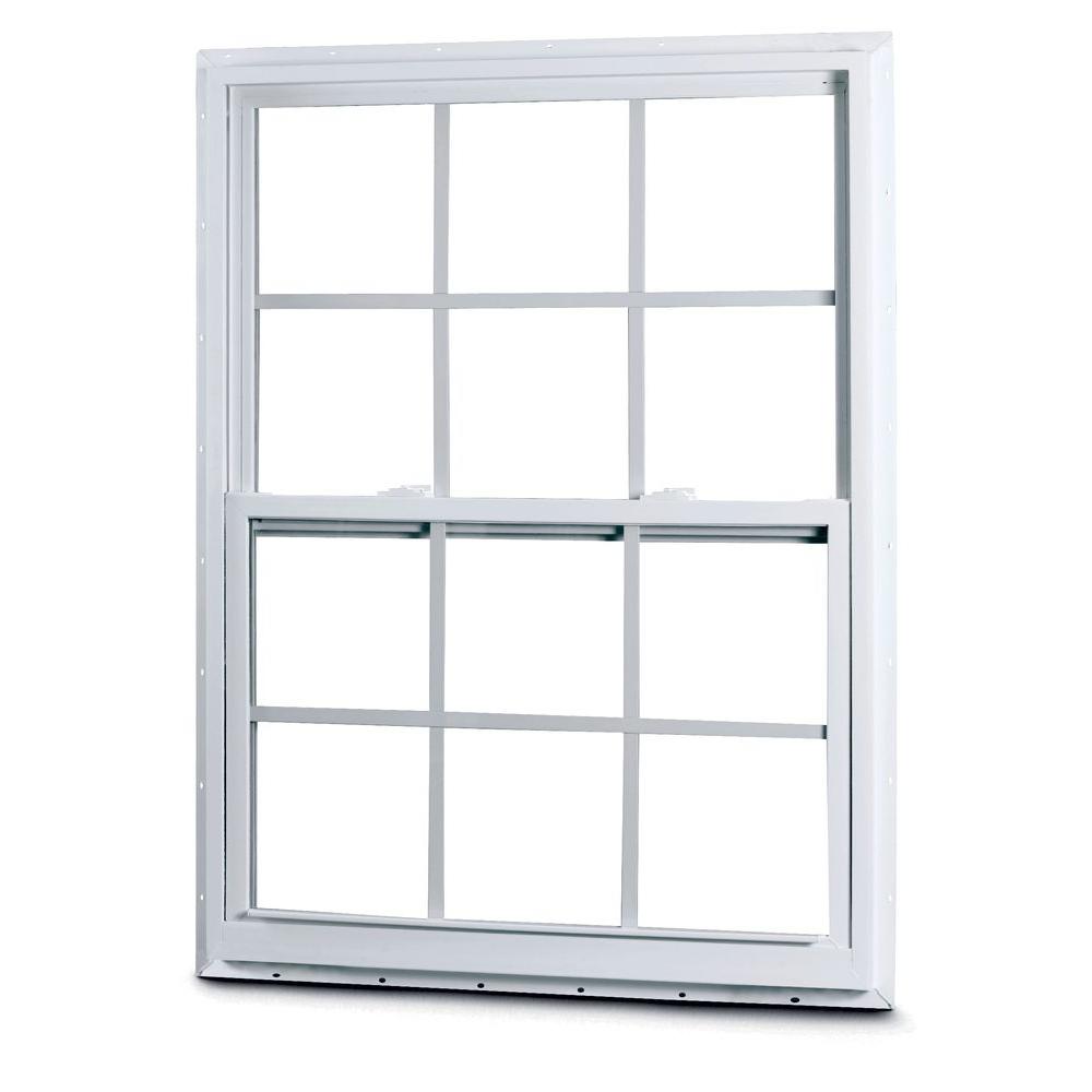 30 X 54 White Vinyl Window With Grids