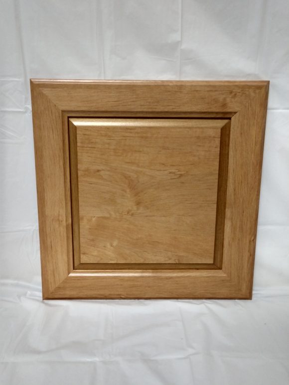15X15 RAISED PANEL SPICED HONEY COMPOSITE FRONT VIEW