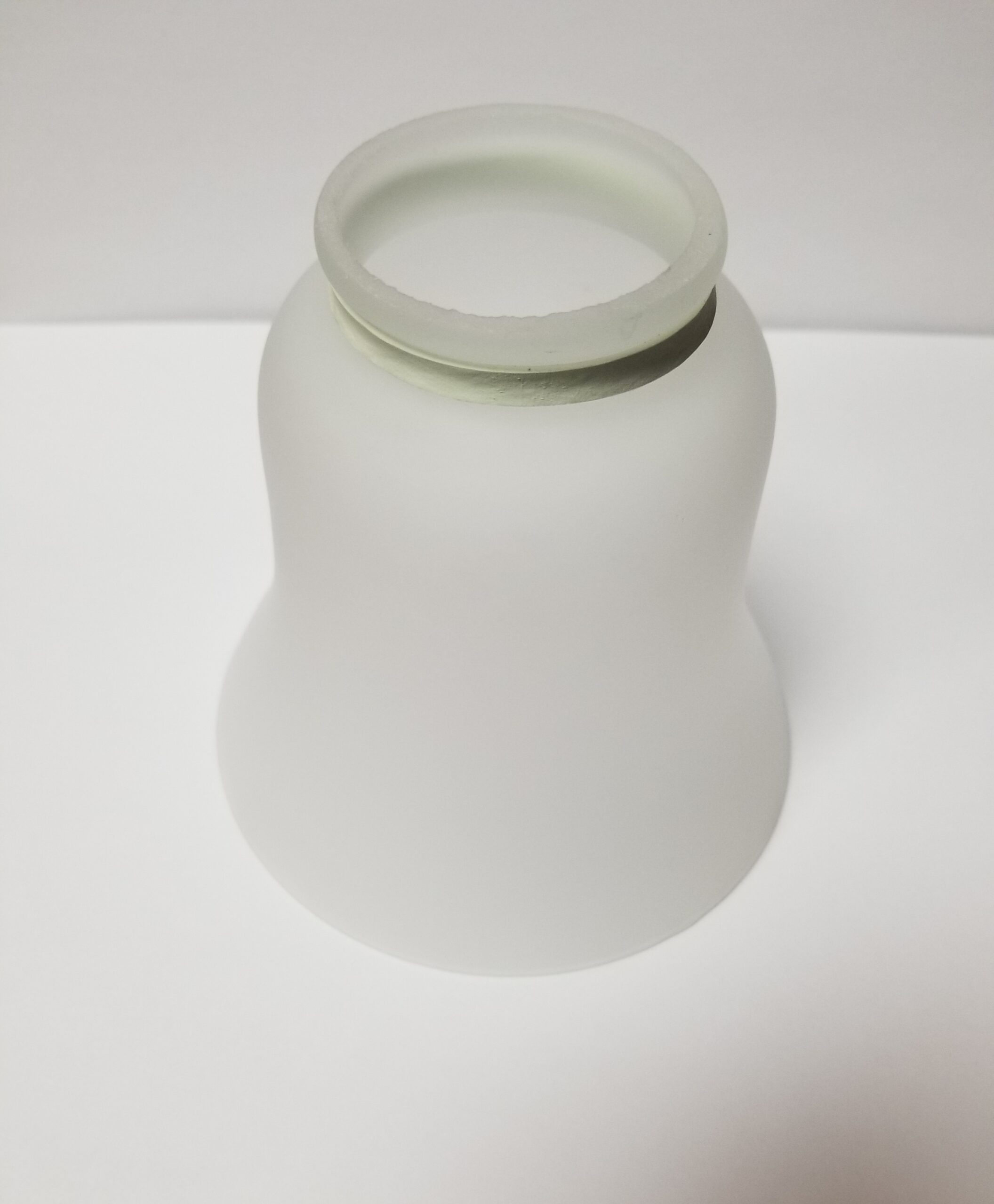 thumbnail interactive-video image 1 of Spare Glass White Shade For Satin Chandelier – E14 Attachment, Made In Italy 1 of 2